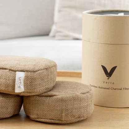 Verta® Bamboo Activated Charcoal Pack x3 (Filters VOC&